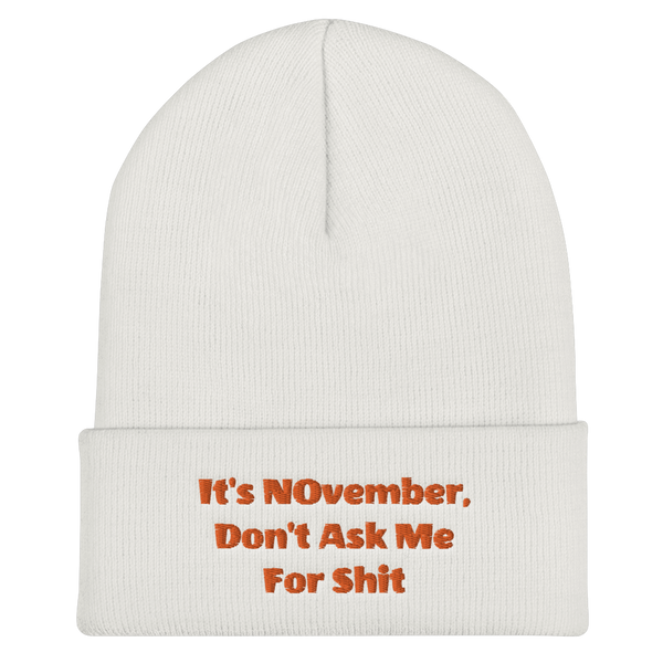 NOvember Cuffed Beanie