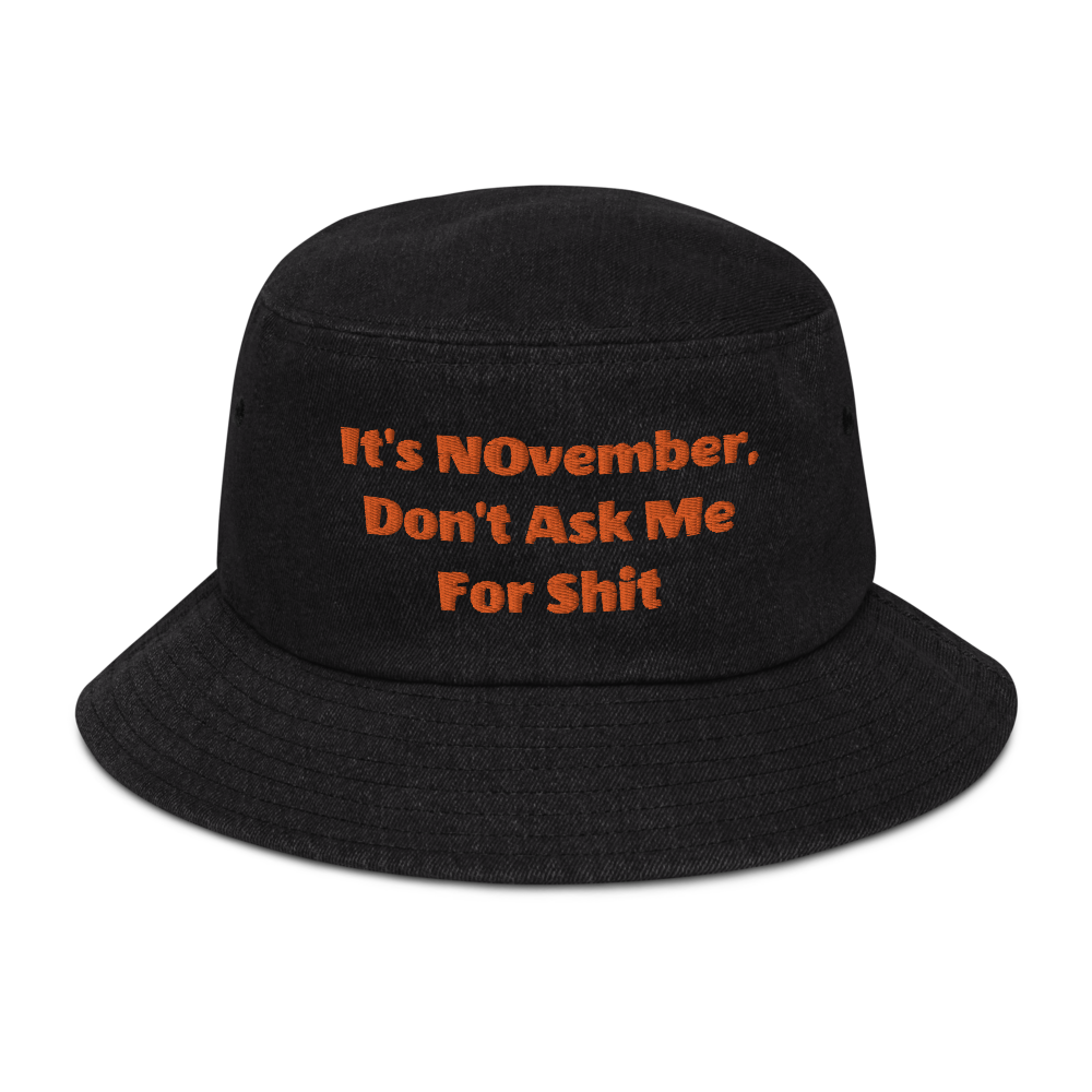 NOvember Denim Bucket Hat