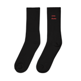 Love Sucks Embroidered Socks