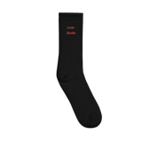 Love Sucks Embroidered Socks