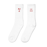 Love Sucks Embroidered Socks