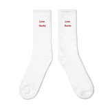 Love Sucks Embroidered Socks