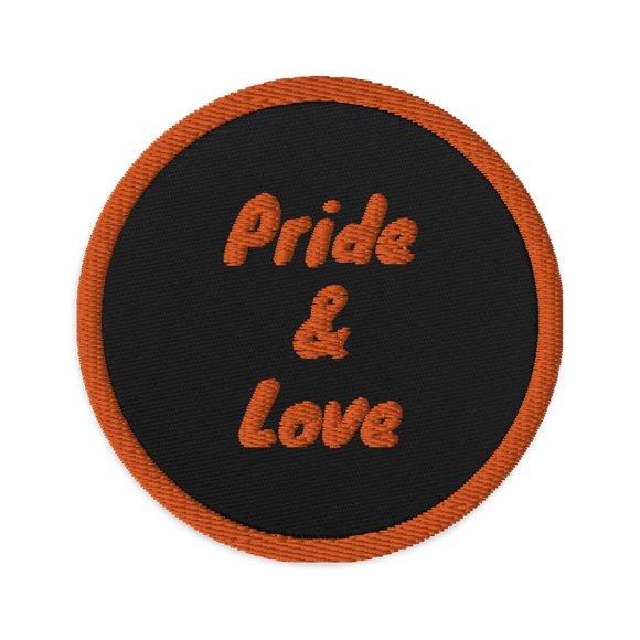 Pride & Love Embroidered Patches