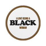 Love Black Women Embroidered patches