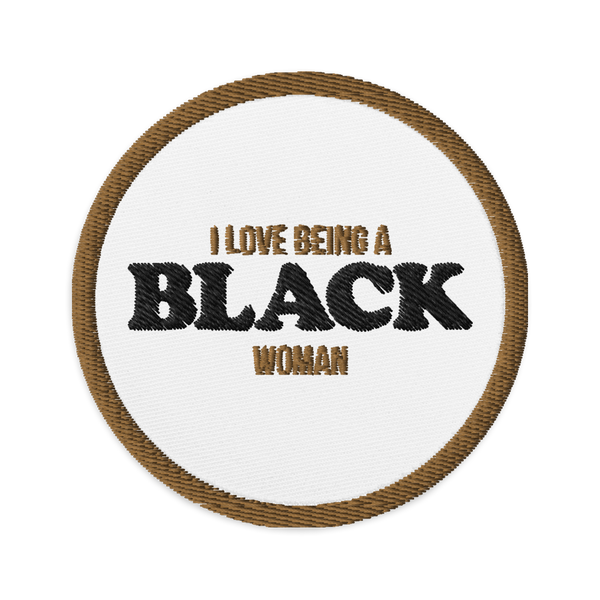 Love Black Women Embroidered patches