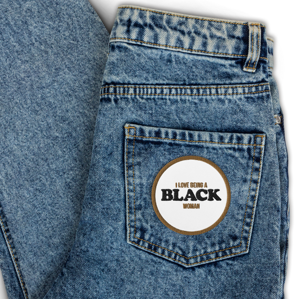 Love Black Women Embroidered patches