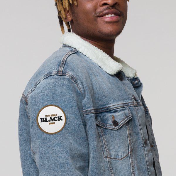 Love Black Women Embroidered patches