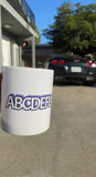 ABC's White Glossy Mug