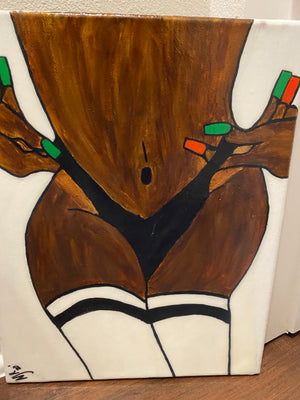 Bawdy Awdy Canvas