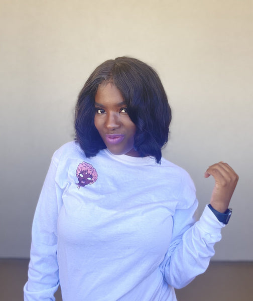 Puffy Pink Long Sleeve T-Shirt