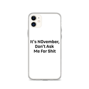 NOvember iPhone Case