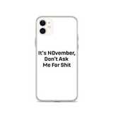 NOvember iPhone Case