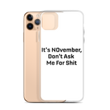 NOvember iPhone Case