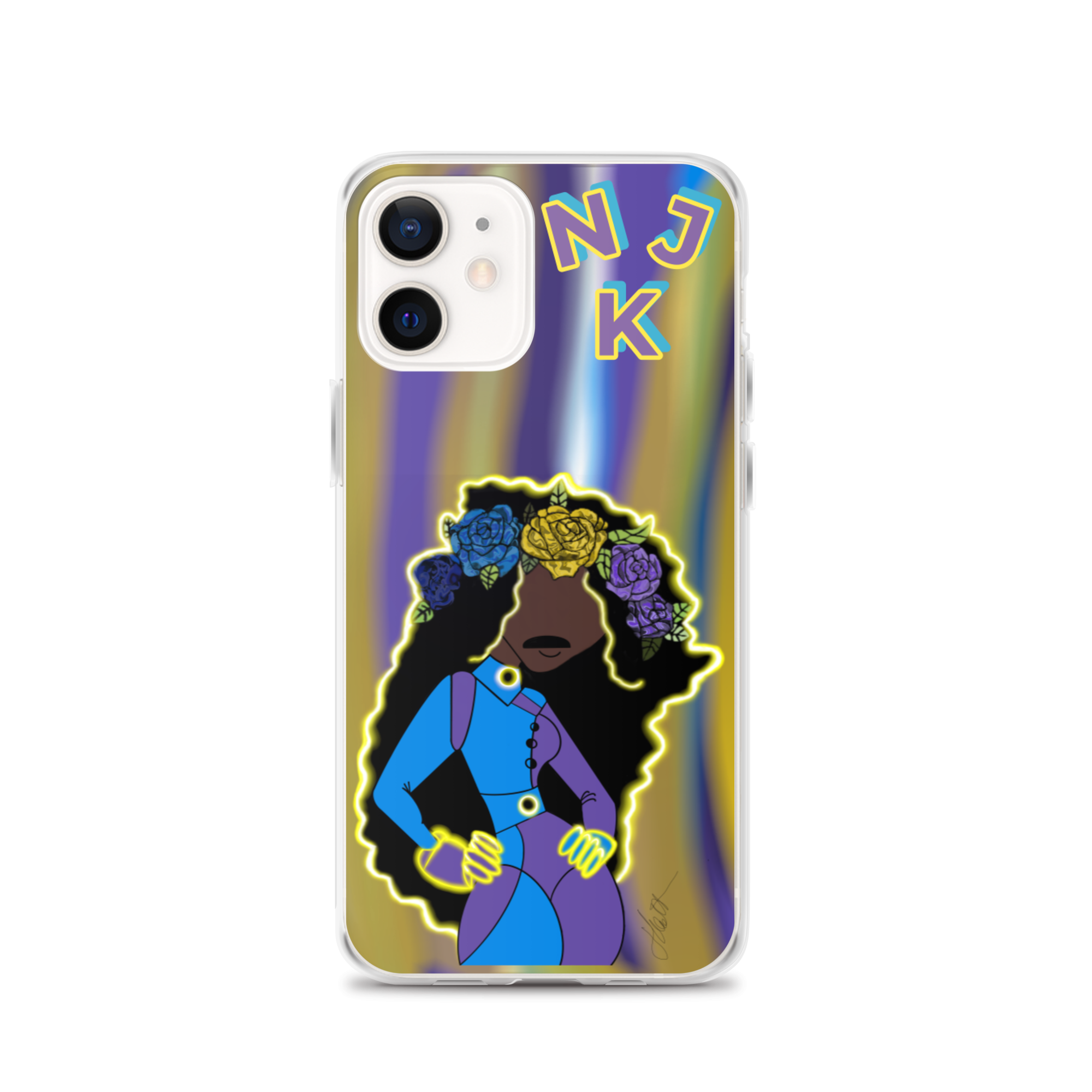 She Goes iPhone Case