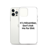 NOvember iPhone Case