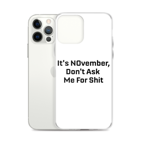 NOvember iPhone Case