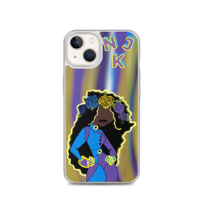 She Goes iPhone Case