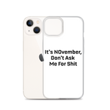 NOvember iPhone Case