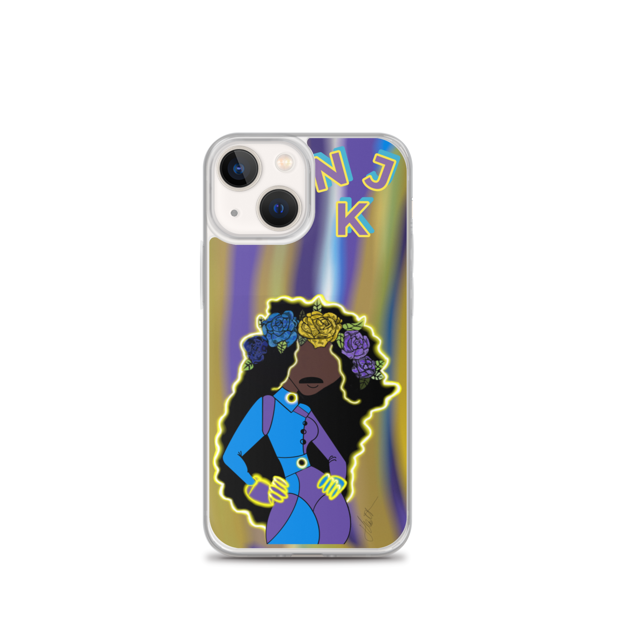 She Goes iPhone Case