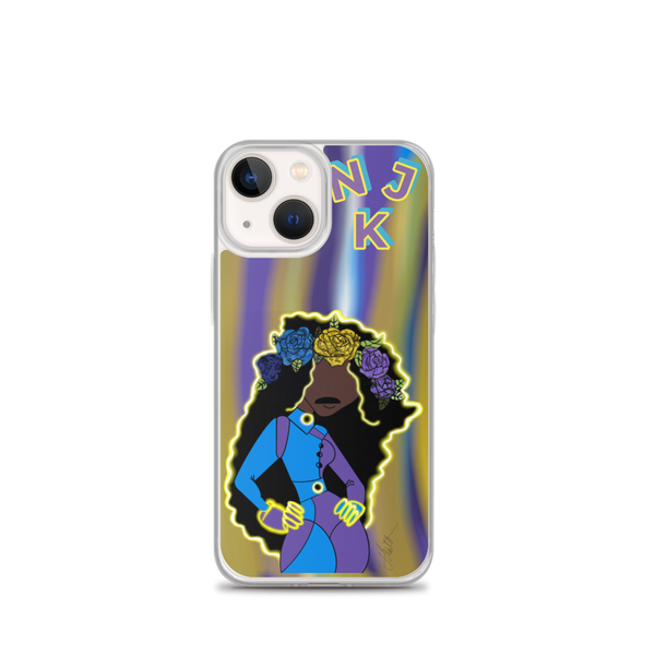 She Goes iPhone Case
