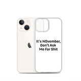 NOvember iPhone Case