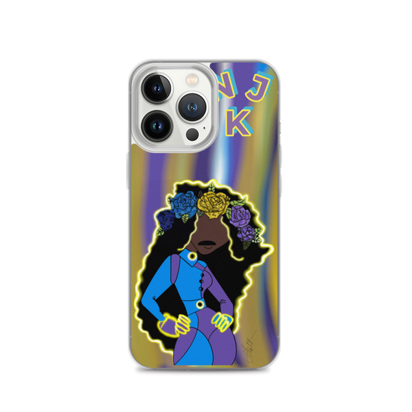 She Goes iPhone Case