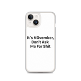 NOvember iPhone Case