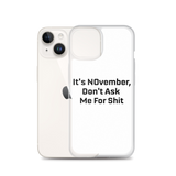 NOvember iPhone Case