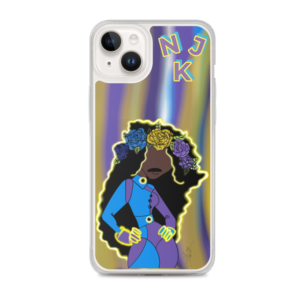 She Goes iPhone Case
