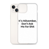 NOvember iPhone Case
