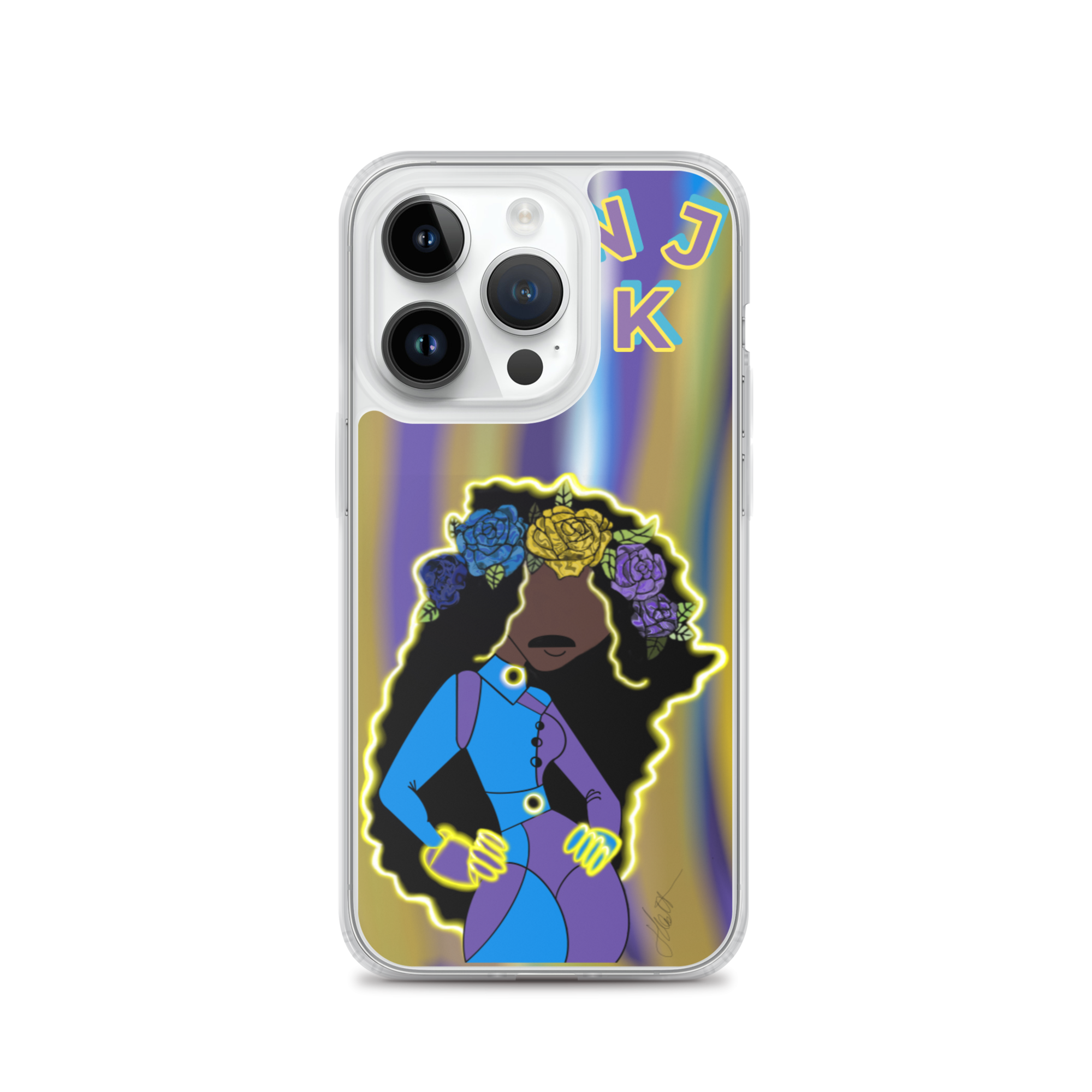 She Goes iPhone Case