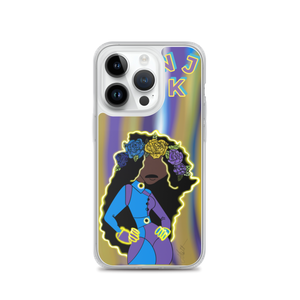 She Goes iPhone Case