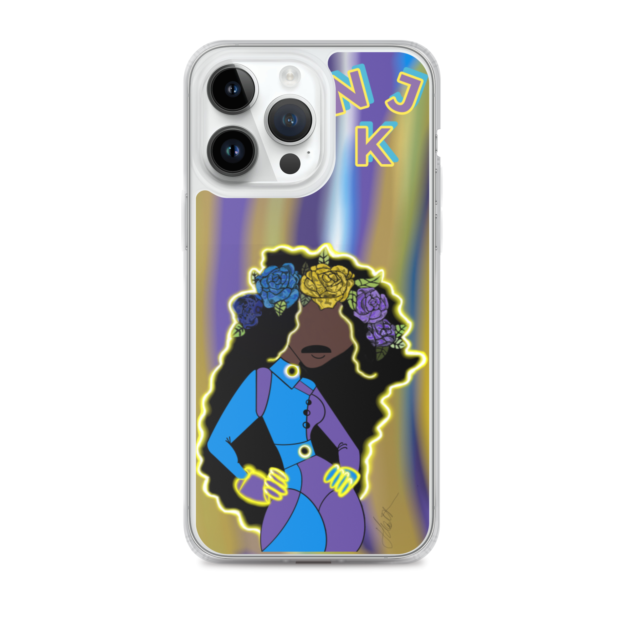 She Goes iPhone Case