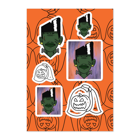 Franky Freddy Sticker sheet