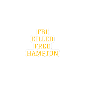 Fred Hampton Bubble-Free Stickers