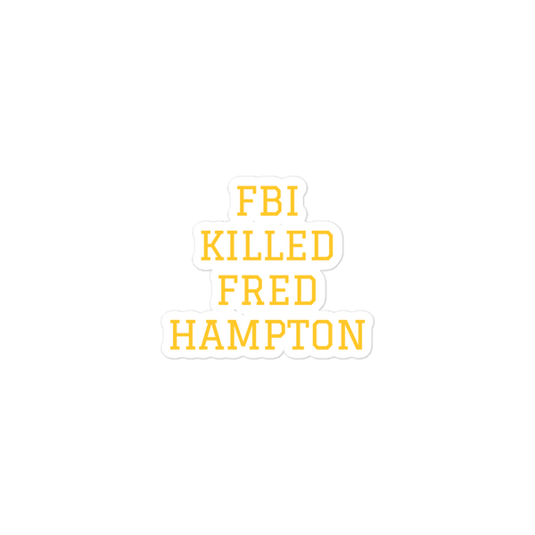 Fred Hampton Bubble-Free Stickers