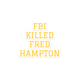 Fred Hampton Bubble-Free Stickers