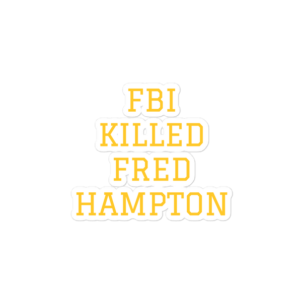 Fred Hampton Bubble-Free Stickers