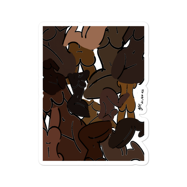Bawdy Awdy Ody Bubble-free stickers