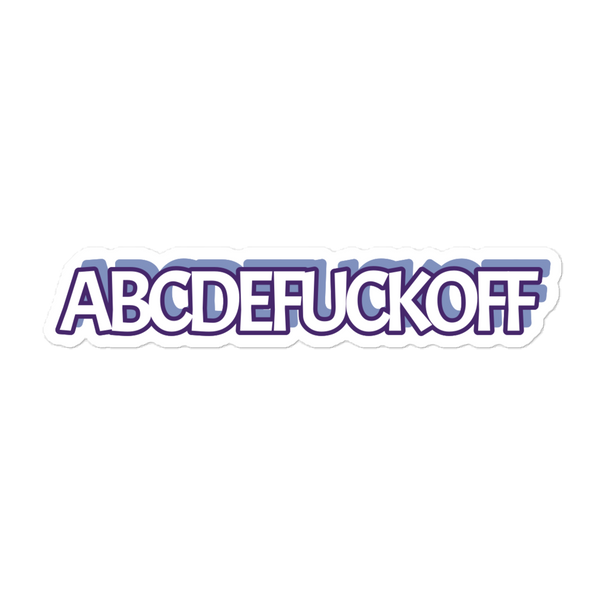 ABC's Bubble-Free Stickers