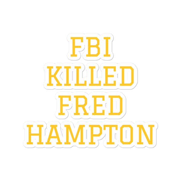 Fred Hampton Bubble-Free Stickers