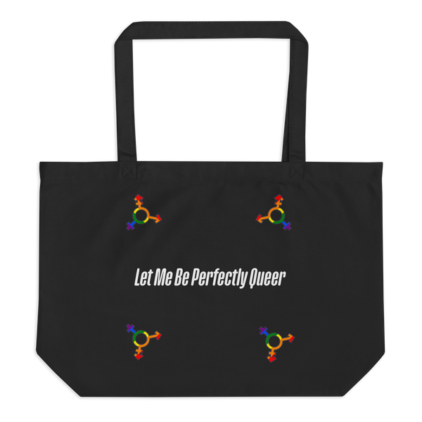 Queers Large Organic Tote Bag