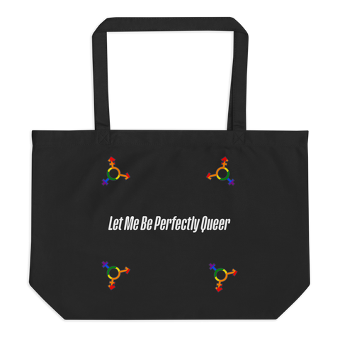 Queers Large Organic Tote Bag
