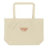 NOvember Organic Tote Bag