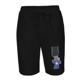 Berry Blues Men's Fleece Shorts