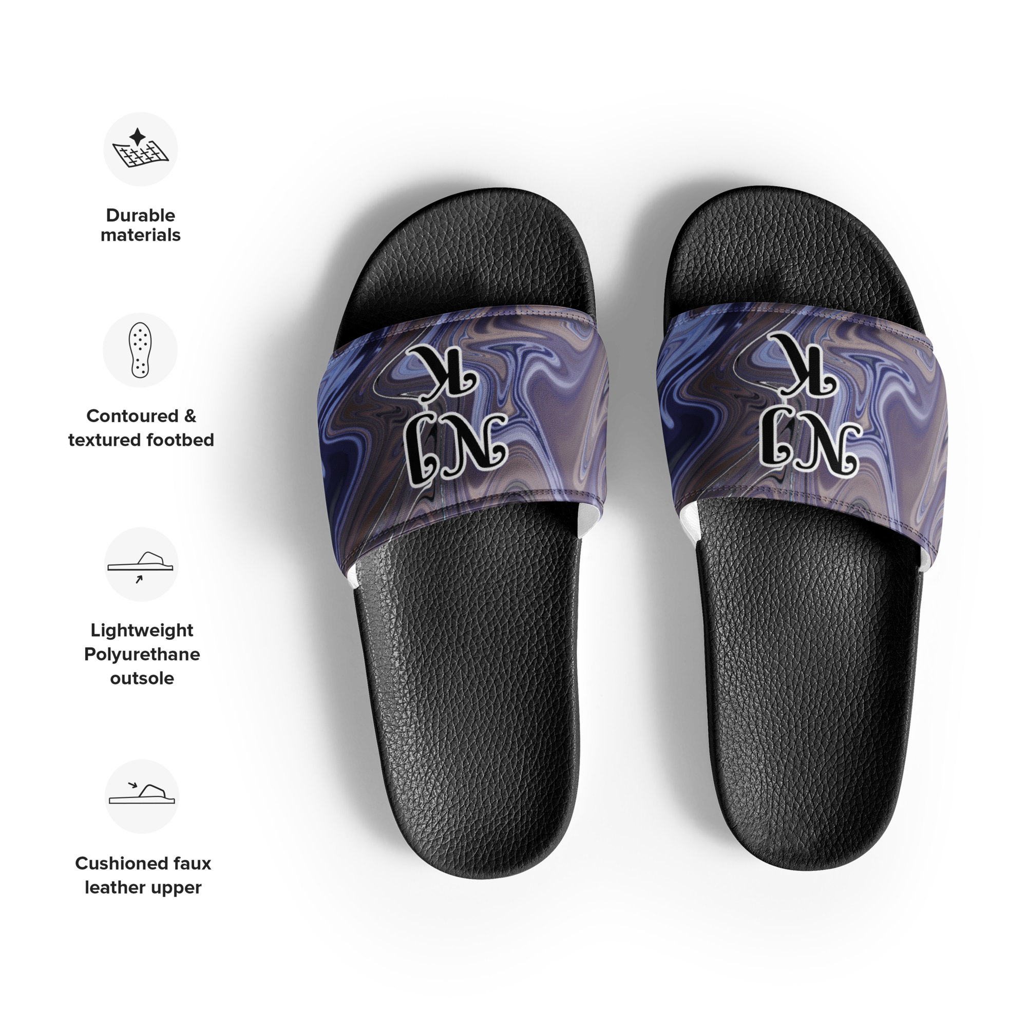 Berry Blues Men’s Slides