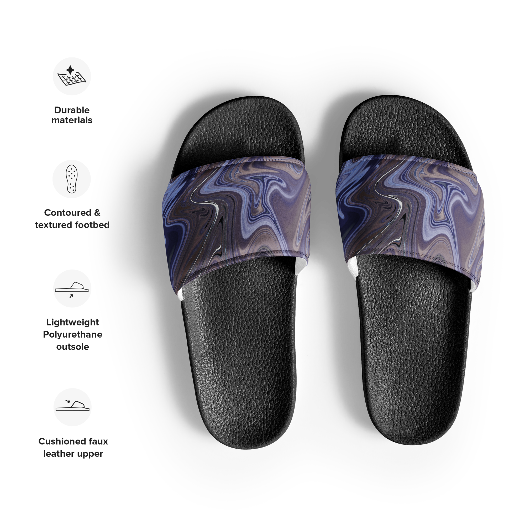 Berry Blues Men’s Slides
