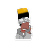 Silvah Surfah Bart Bubble-Free Stickers