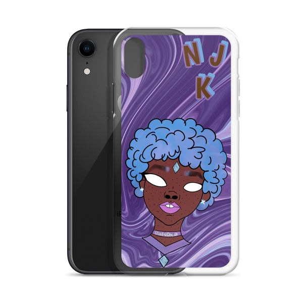 Blue Booberry iPhone Case