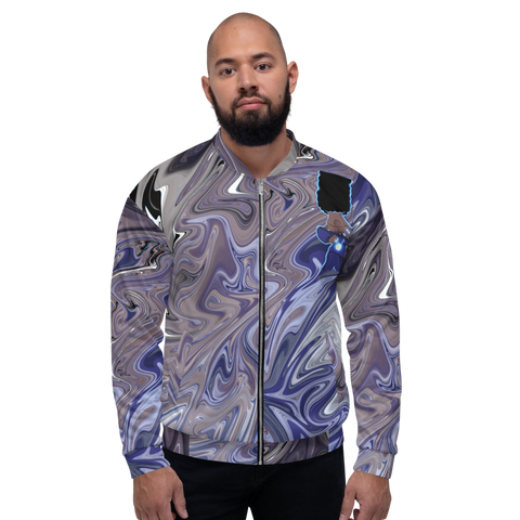 Berry Blues Unisex Bomber Jacket